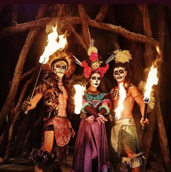 Mayan inspired performance troupe